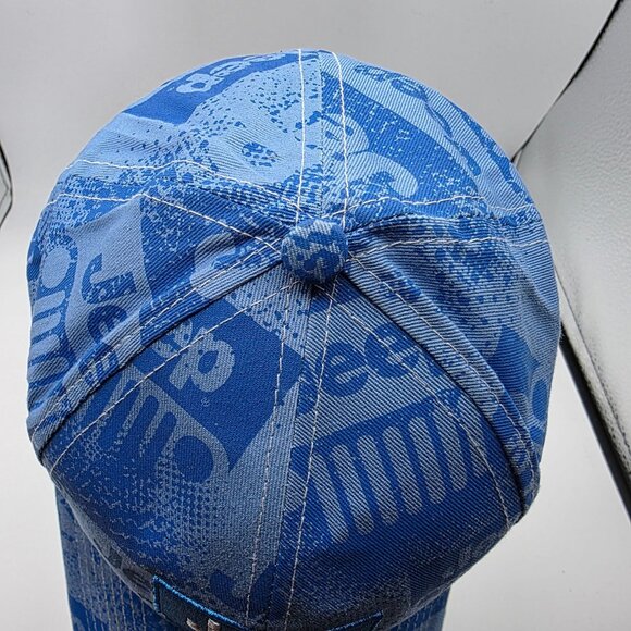 Jeep Logo Mens Blue Hat Casual Baseball Cap Adjustable Outdoors Lightweight - Picture 5 of 9